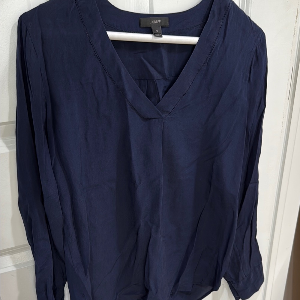 J. Crew Women's Navy Top